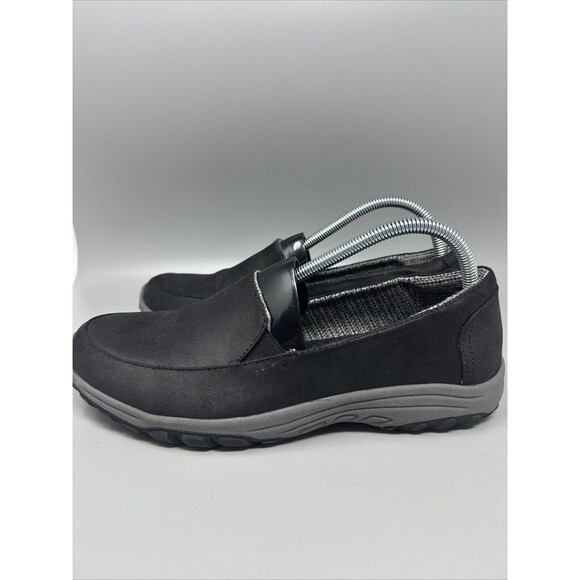 Skechers 158385 Black Memory Foam Slip On Loafer Shoe Women’s SZ 10 - Picture 5 of 9